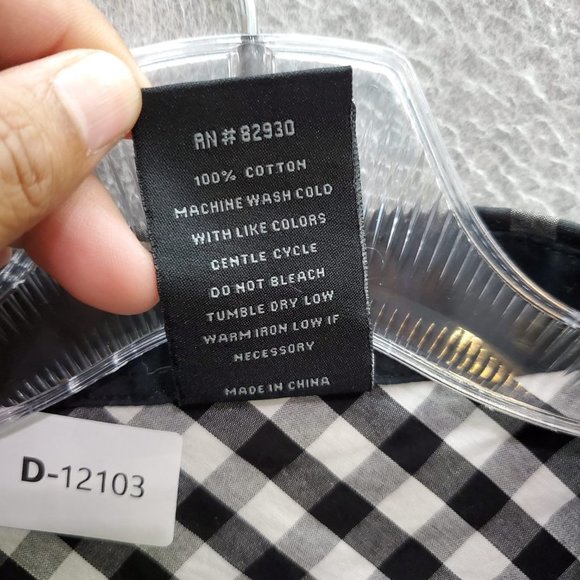 Green Tek Men Button Up Shirt XL White Check Pearl Snap Western - Picture 7 of 8